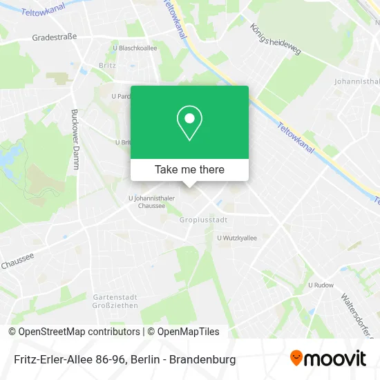 Fritz-Erler-Allee 86-96 map