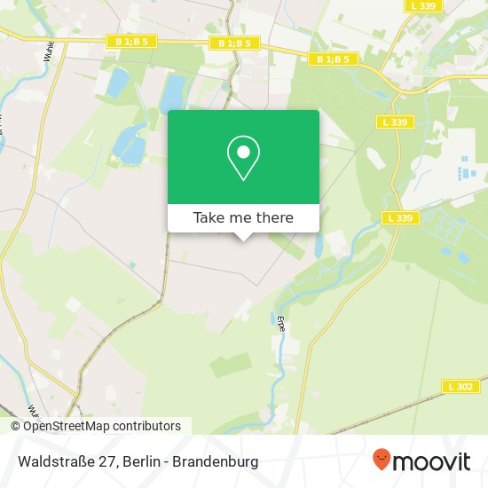 Waldstraße 27, Waldstraße 27, 15366 Hoppegarten, Deutschland map