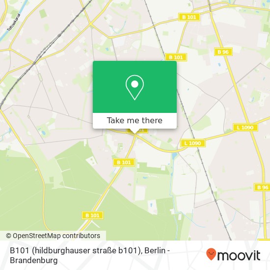 B101 (hildburghauser straße b101), Marienfelde, 12279 Berlin map