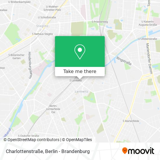 Карта Charlottenstraße
