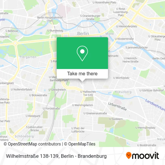 Карта Wilhelmstraße 138-139