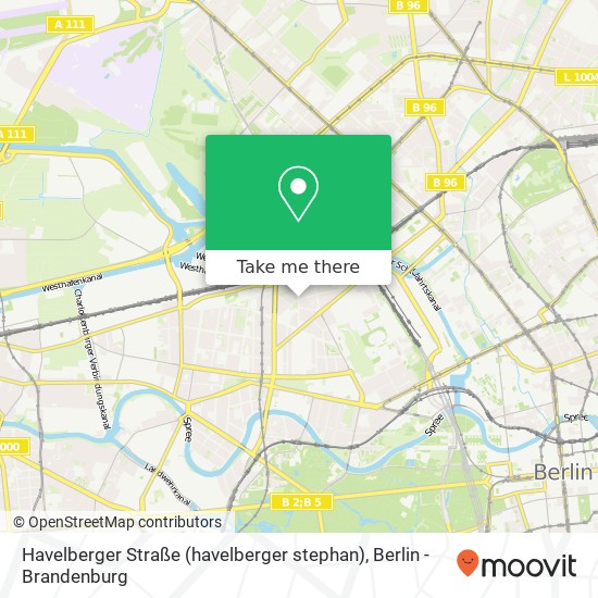 Havelberger Straße (havelberger stephan), Moabit, 10559 Berlin map