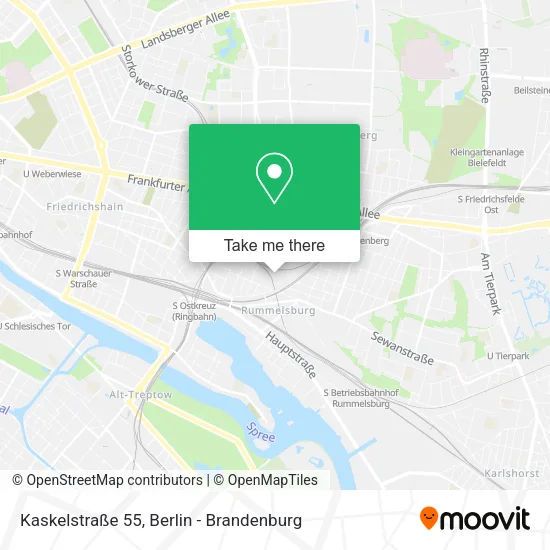 Карта Kaskelstraße 55