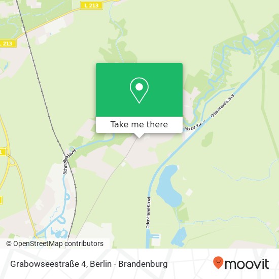 Grabowseestraße 4, Grabowseestraße 4, 16515 Oranienburg, Deutschland map