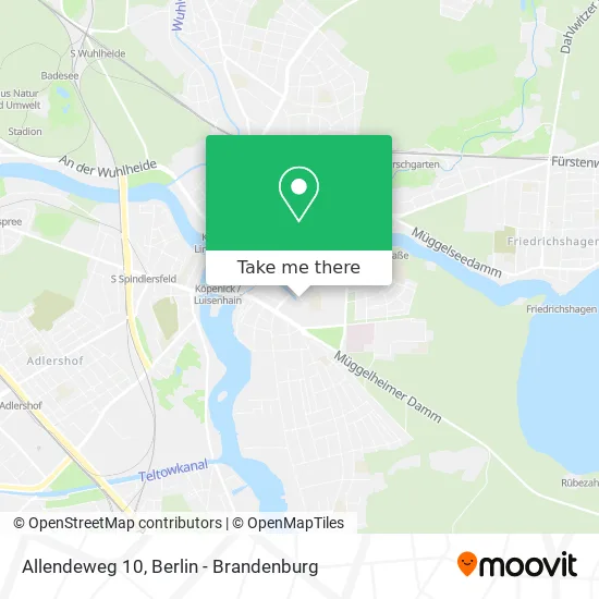 Карта Allendeweg 10