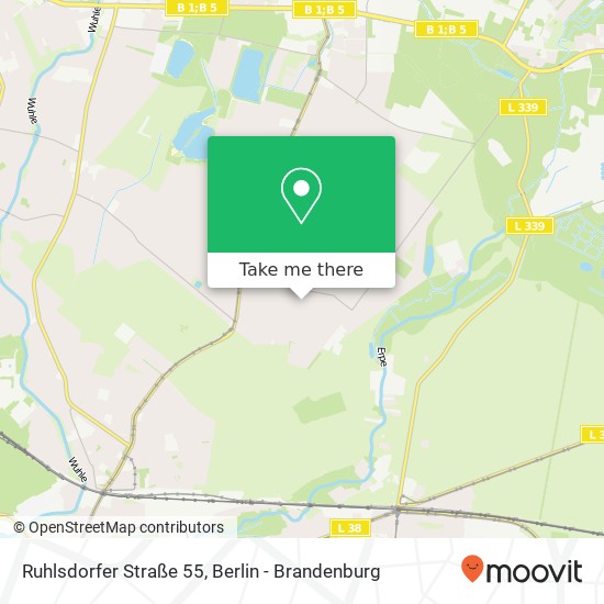 Ruhlsdorfer Straße 55, Mahlsdorf, 12623 Berlin map