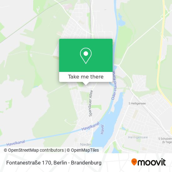 Карта Fontanestraße 170