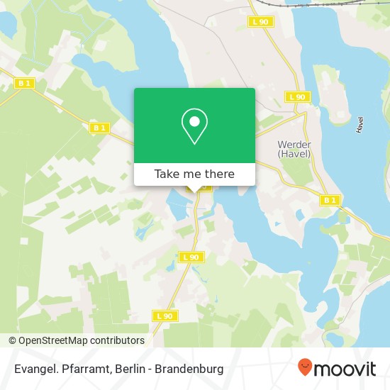 Evangel. Pfarramt, Glindower Dorfstraße 45 map