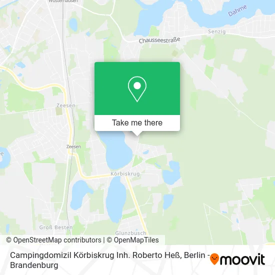 Карта Campingdomizil Körbiskrug Inh. Roberto Heß