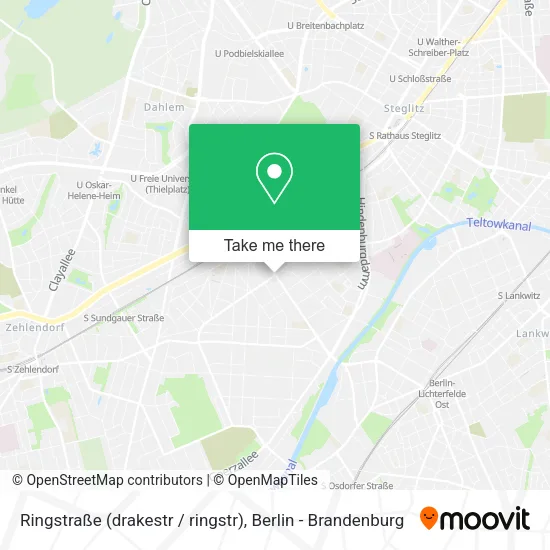 Карта Ringstraße (drakestr / ringstr)