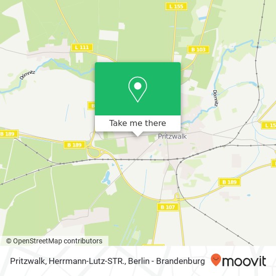 Pritzwalk, Herrmann-Lutz-STR. map