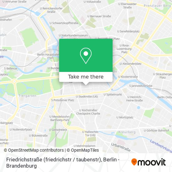 Friedrichstraße (friedrichstr / taubenstr) map