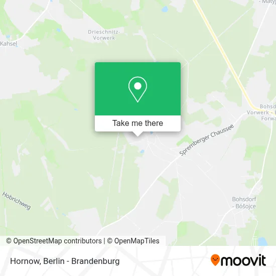 Hornow map