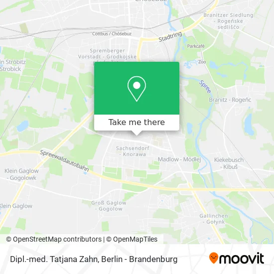 Карта Dipl.-med. Tatjana Zahn