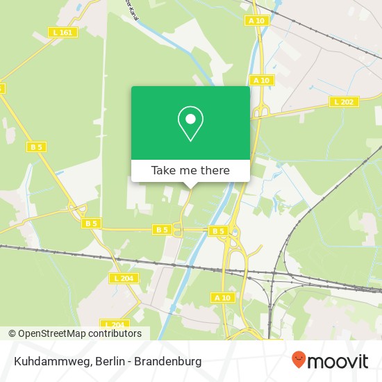 Kuhdammweg, 14641 Wustermark map
