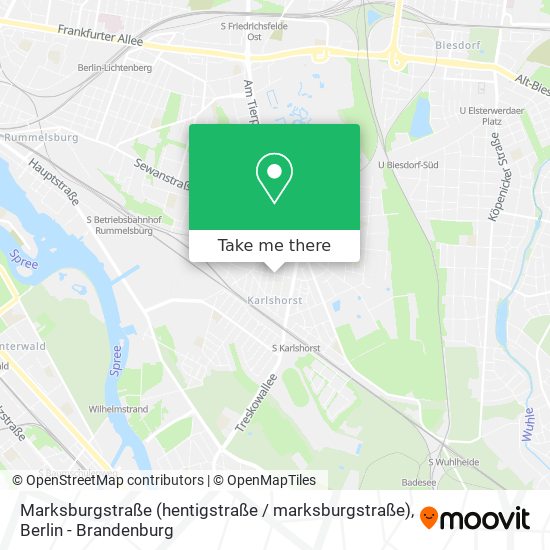 Marksburgstraße (hentigstraße / marksburgstraße) map