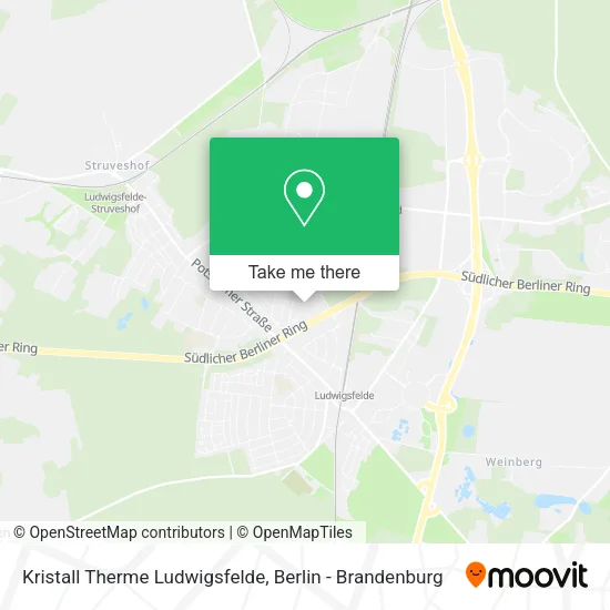 Карта Kristall Therme Ludwigsfelde