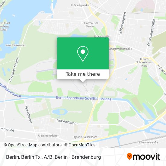 Карта Berlin, Berlin Txl, A/B