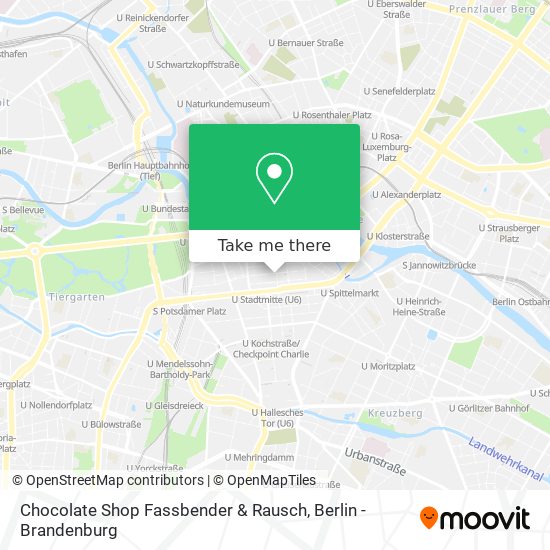 Chocolate Shop Fassbender & Rausch map