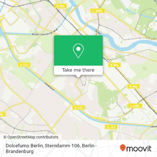 Dolcefumo Berlin, Sterndamm 106 map