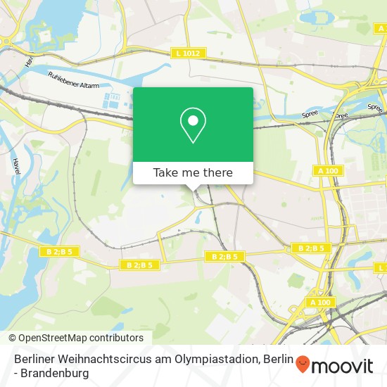 Berliner Weihnachtscircus am Olympiastadion map