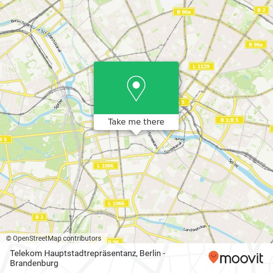 Карта Telekom Hauptstadtrepräsentanz