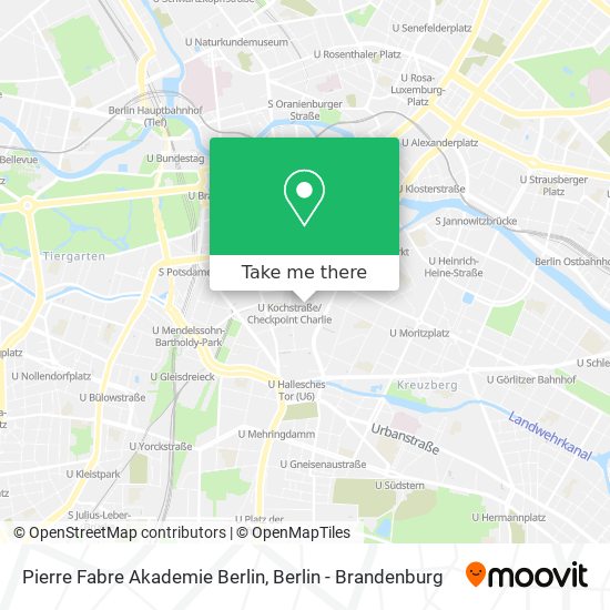 Pierre Fabre Akademie Berlin map