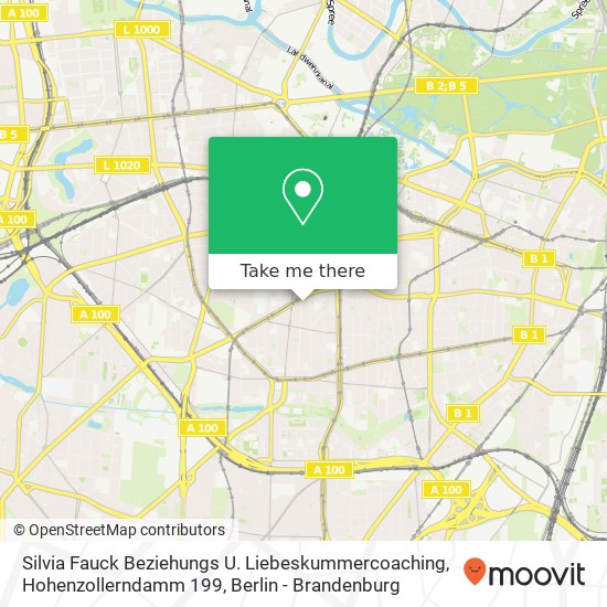 Silvia Fauck Beziehungs U. Liebeskummercoaching, Hohenzollerndamm 199 map