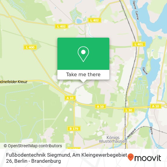 Карта Fußbodentechnik Siegmund, Am Kleingewerbegebiet 26