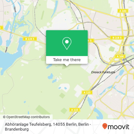 Abhöranlage Teufelsberg, 14055 Berlin map