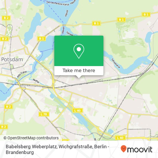 Babelsberg Weberplatz, Wichgrafstraße map