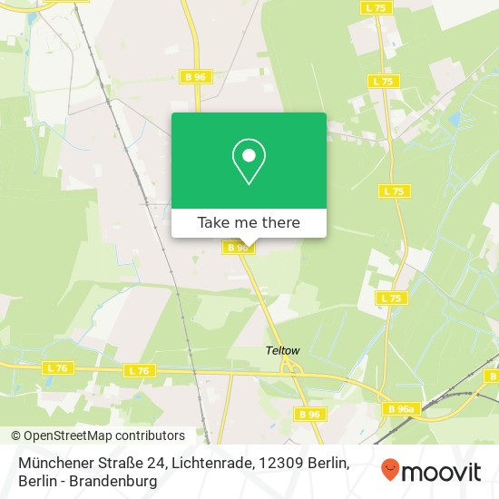 Münchener Straße 24, Lichtenrade, 12309 Berlin map