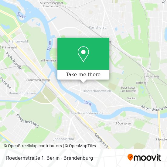 Roedernstraße 1 map