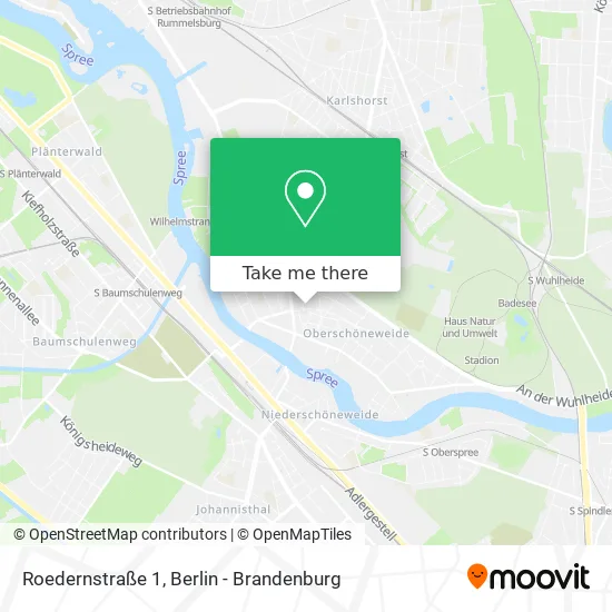 Карта Roedernstraße 1