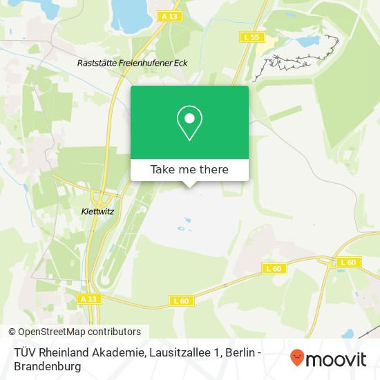 TÜV Rheinland Akademie, Lausitzallee 1 map