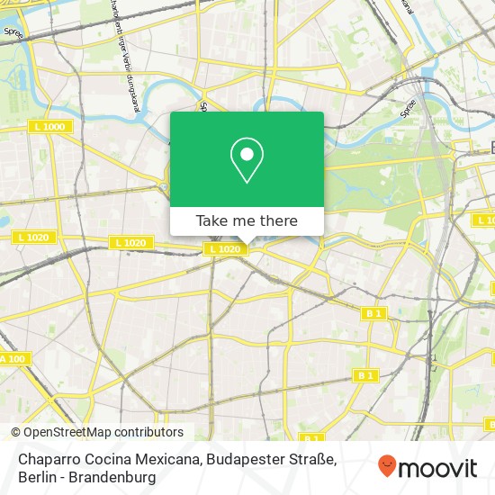 Chaparro Cocina Mexicana, Budapester Straße map