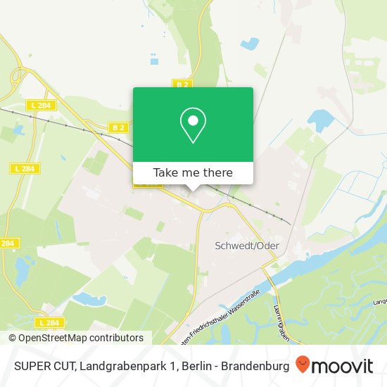 SUPER CUT, Landgrabenpark 1 map