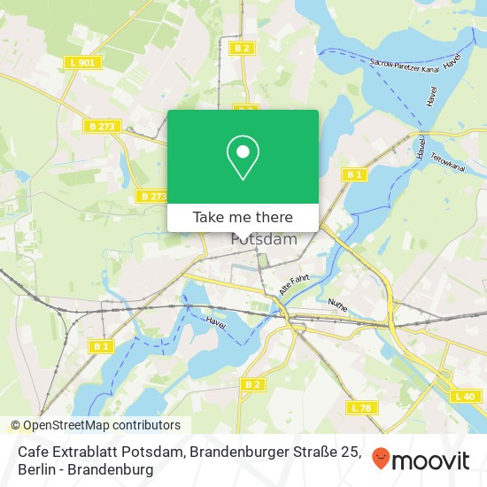 Cafe Extrablatt Potsdam, Brandenburger Straße 25 map