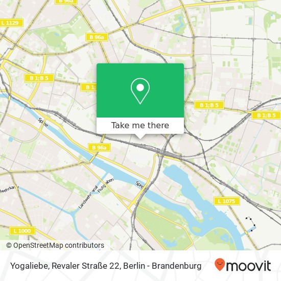 Yogaliebe, Revaler Straße 22 map