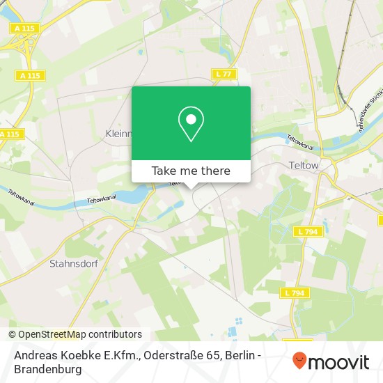 Andreas Koebke E.Kfm., Oderstraße 65 map