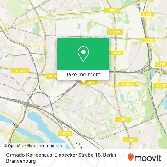 Ormado Kaffeehaus, Einbecker Straße 18 map