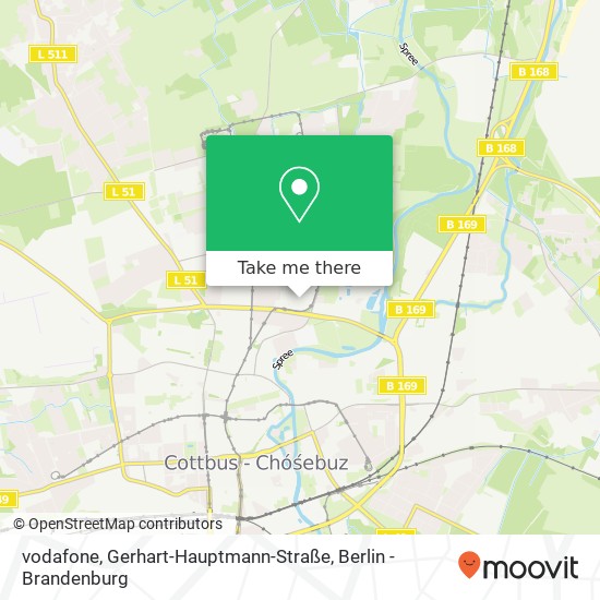 vodafone, Gerhart-Hauptmann-Straße map