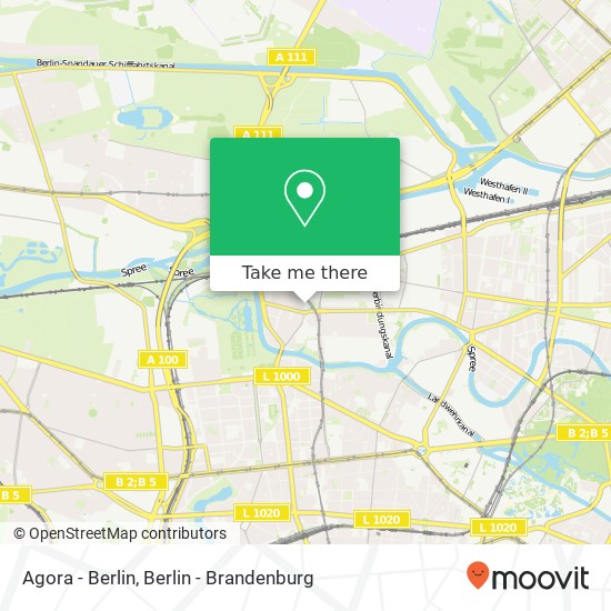 Карта Agora - Berlin