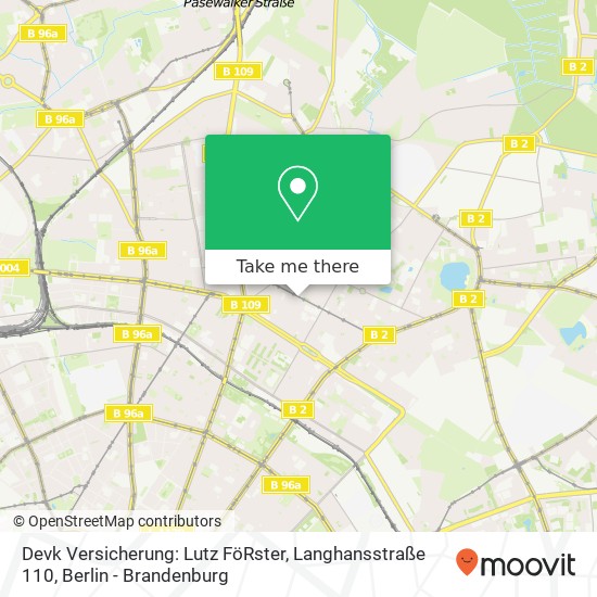 Devk Versicherung: Lutz FöRster, Langhansstraße 110 map