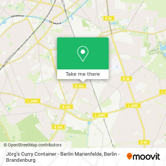 Карта Jörg's Curry Container - Berlin Marienfelde