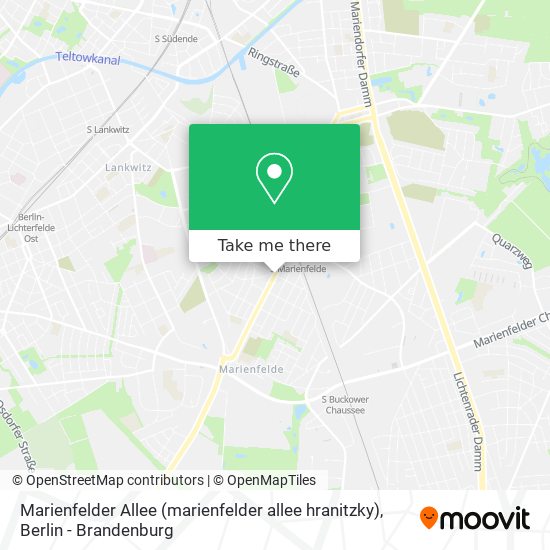 Marienfelder Allee (marienfelder allee hranitzky) map