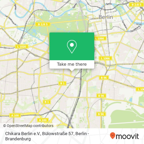 Chikara Berlin e.V., Bülowstraße 57 map