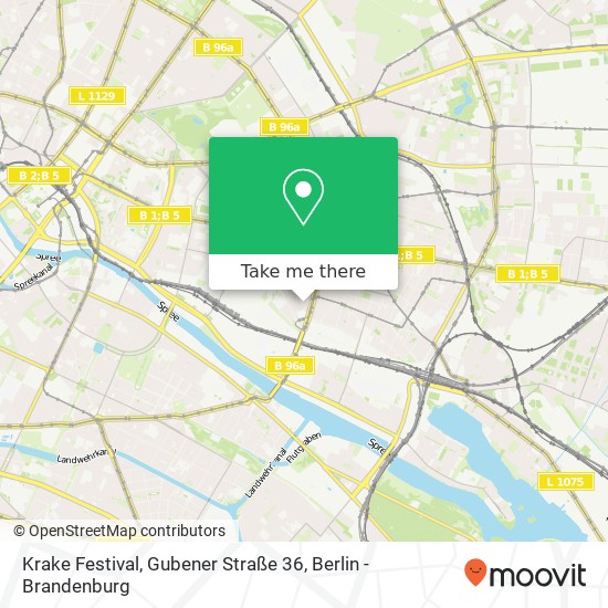 Krake Festival, Gubener Straße 36 map