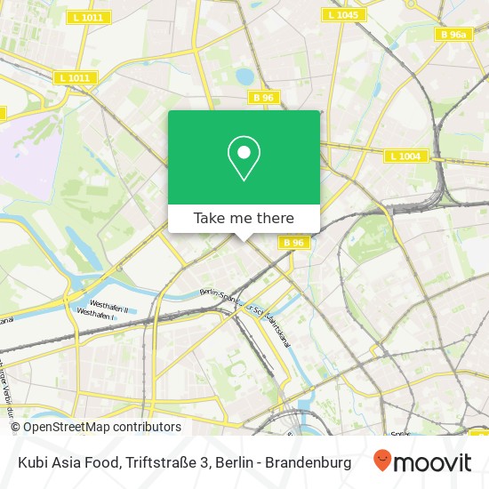 Kubi Asia Food, Triftstraße 3 map