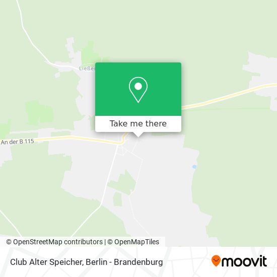 Club Alter Speicher map